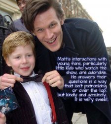 Matt Smith thinks of the children Dr. Who Meme Template