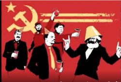 Commie celebration Meme Template