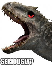 Disappointed Indominus Rex Meme Template