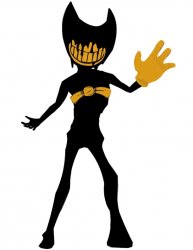 Ink Bendy Vector Meme Template