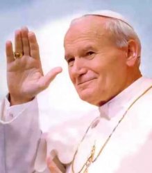 John Paul II waves hand Meme Template