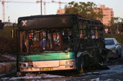 Palestinian terrorist suicide bomber bus Meme Template