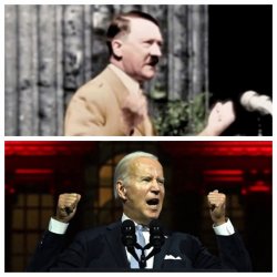 Biden fascist Meme Template