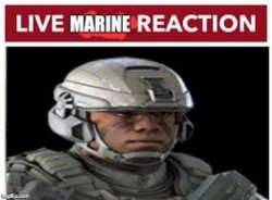 Live marine reaction Meme Template