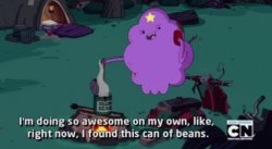 Lumpy Space Princess Can of Beans Meme Template