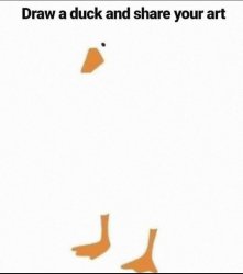 Draw a duck Meme Template