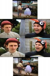 Double agent penguin Meme Template