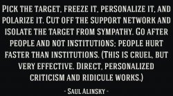 Saul Alinsky quote Meme Template