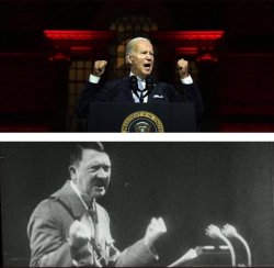 Biden/Hitler =Bitler Meme Template