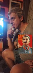 Roberto Gabrielli sta pensando su Stalin Meme Template