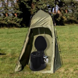 Portable Camping Tent toilet Meme Template