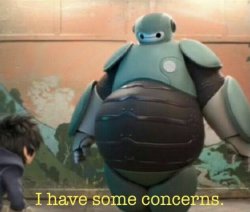 Baymax has concerns Meme Template