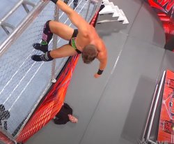 The Miz trying to escape Meme Template