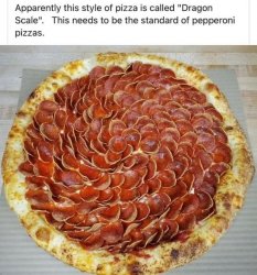 Dragon Scale pizza Meme Template