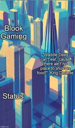 Blook's City Template Meme Template