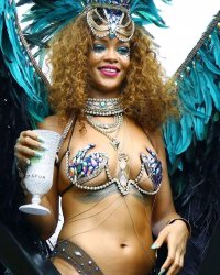Rihanna in Carnival Meme Template