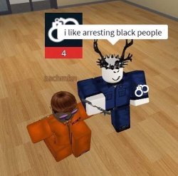a white guy arresting a black person. Meme Template