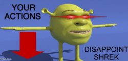 Shrek the decider Meme Template