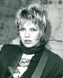 Kim Wilde black & white Meme Template