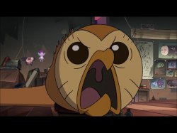 Angry Hooty (The Owl House) Meme Template