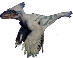 White Pyroraptor Meme Template