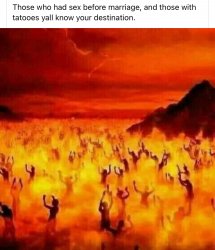 Premarital sex and tattoos Meme Template