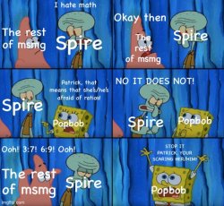 MSMG Spire situation Meme Template
