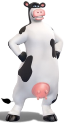 Otis the cow Meme Template