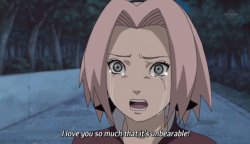 Sakura - I Love You So Much That It’s Unbearable Meme Template
