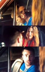 Guy Busted in Car Meme Template