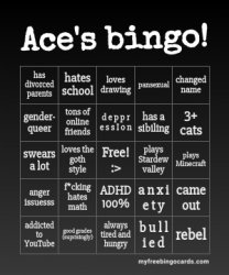 Aces bingo! Meme Template