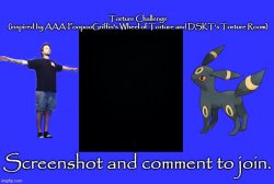 Blank Torture Challenge Card Meme Template
