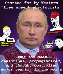 Western Putin stans Meme Template