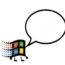 make windows 95 talk Meme Template