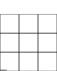 grid with space Meme Template