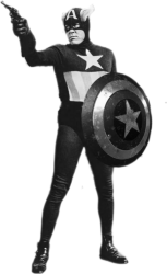 Old Timey Captain America with Transparency Meme Template