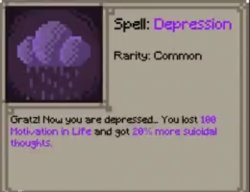 Spell: Depression Meme Template