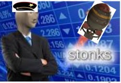 Boomb stonks Meme Template