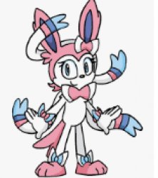 sylveon crossover with sonic the hedgehog Meme Template