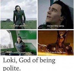 God of Loki Meme Template