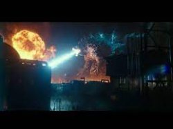 Godzilla destroying some building Meme Template