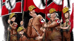 Trump fascism Nazis White Supremacist Meme Template