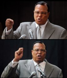 Reliably Racist Louis Farrakhan Meme Template