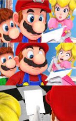 Mario Supprise Meme Template