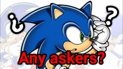 Sonic tries to find the person who asked Meme Template