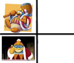 Dedede no yes Meme Template