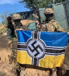 Ukrainian Nazi flag Meme Template