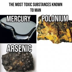 most toxic substances known to man Meme Template