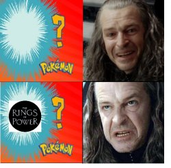 Lord of the rings denethor pokemon meme Meme Template