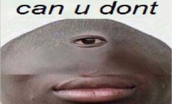 can u dont Meme Template
